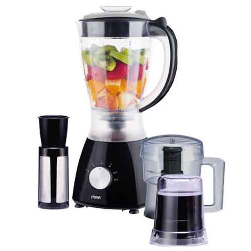 Mika Blender, 1.5L, 2 in 1, with Grinder, 400W, Black MBLR304/BL