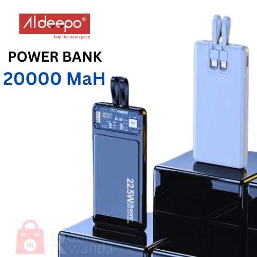 Aldeepo Power Bank 20000mAh, 22.5W