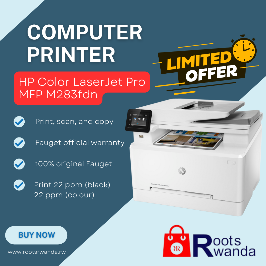 HP Color LaserJet Pro MFP M283fdn (All-in-One) For Office-Home