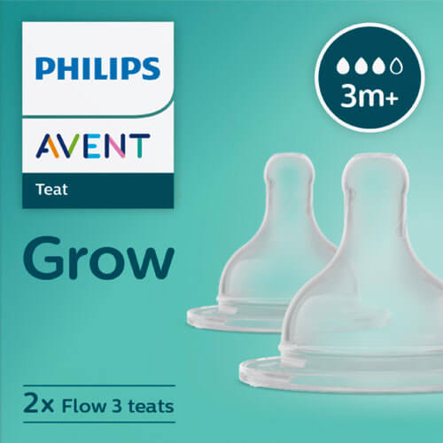 Philips Avent Teat Grow 3m+