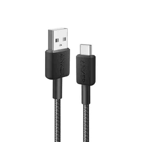 Anker 322 USB-A to USB-C Cable-Black 3FT Braided