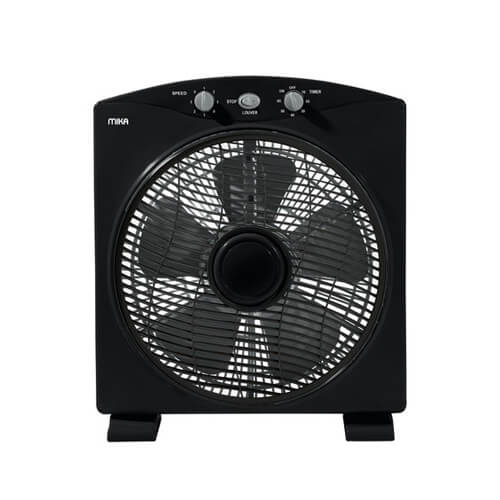 Mika 12 inch Box Fan With Remote MFB1211BL