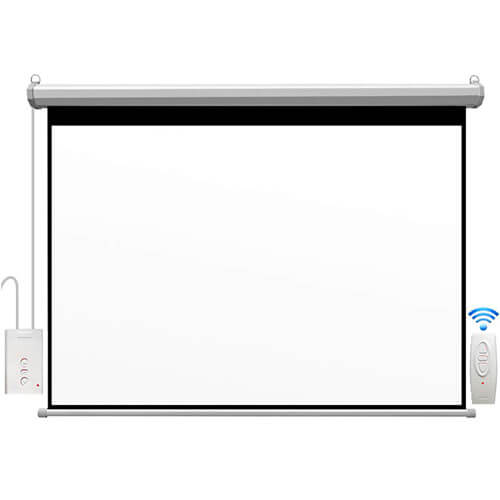  Office Point Electronic Wallmount Projection Screen 60