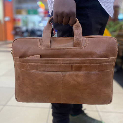 Voche Leather Laptop Bag for Men