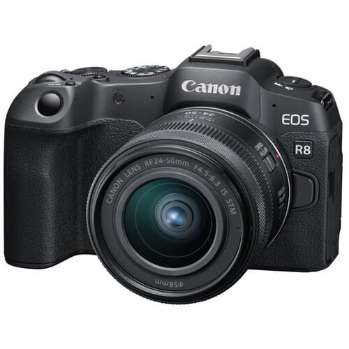 Canon EOS R8 RF 24-50mm f/4.5-6.3 IS STM Camera Lens