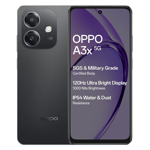 Oppo A3x, 64GB/4GB RAM mobile phone