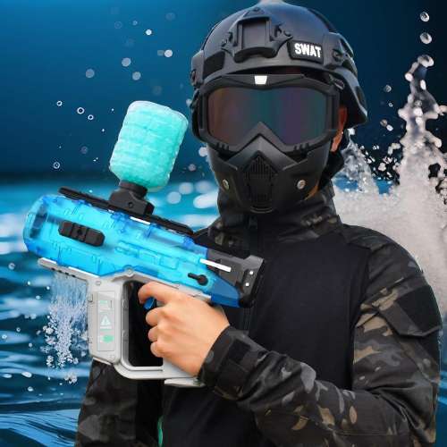 Soft Gel Blaster Gun For 8 Year and above , High-Performance Toy Blaster Gel Gun for Ages 8+ – Boys & Girls – Dual Mode (Automatic & Manual) – No Electricity Needed – LED Light-Up Electric Launcher with 40,000 Gel Rounds