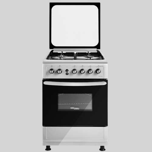 Super General 60×60 Automatic Ignition S.Steel Gas Cooker Oven | Euro Pool Burners | Large Oven Cavities | SGC6470MSFS