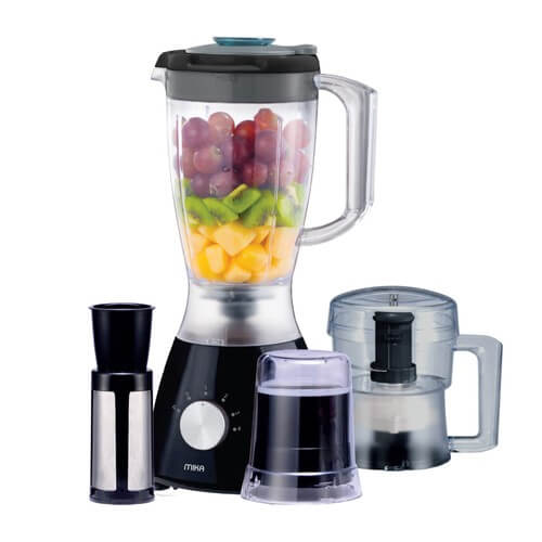 Mika 4 in 1  Blender with grinder, Chopper, Filter 400W-MBLR304B
