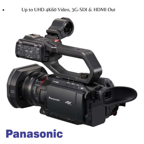 Panasonic HC-X2000 UHD 4K 3G-SDI/HDMI Pro Camcorder with 24x Zoom W/Soft Case + Sandisk Extreme Pro 64GB Card + Clean and Care Set +Microphone, buildin video light  - Starter Bundle